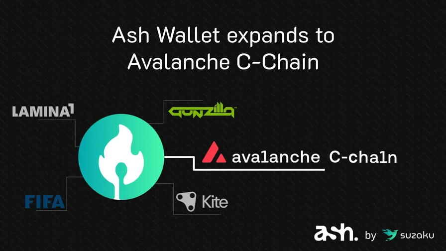 Ash Wallet expands to the Avalanche C-Chain