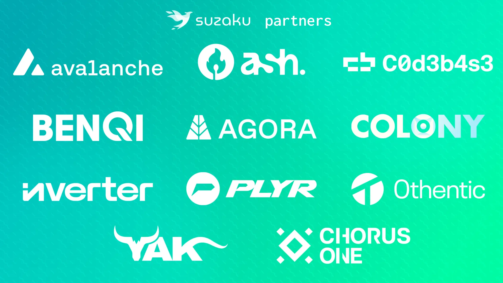 Suzaku launch partners